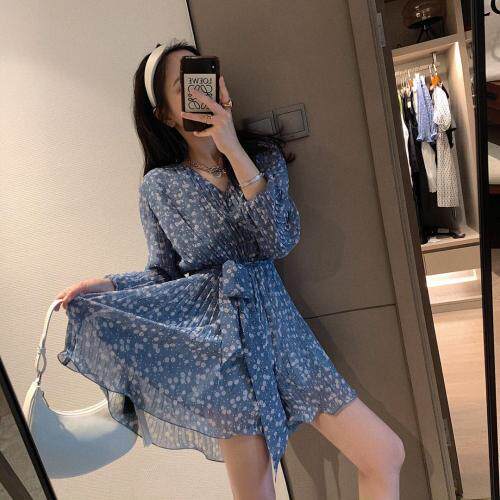 碎花连体裙裤，女装，XTZ style