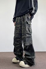 原宿迷彩休闲裤男女美式高街潮牌工装长裤子BK662-P58，男装工装外套，电商D202-1