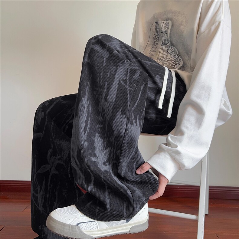 1506-1/GRX-B9900/P35阔腿长裤2025秋季休闲运动裤，女装休闲裤，星座1506A