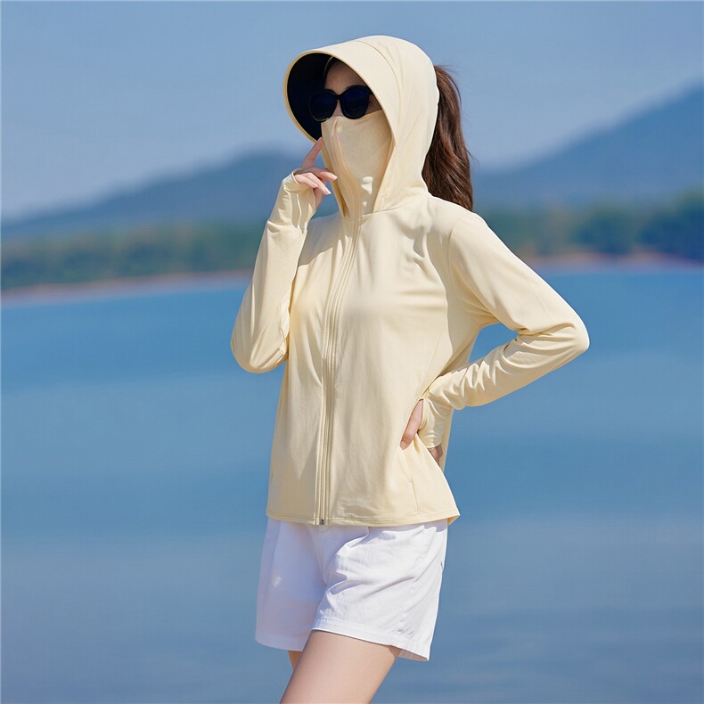 现货2026夏季新款防紫外线短外套，女装防晒衣，靓衣阁