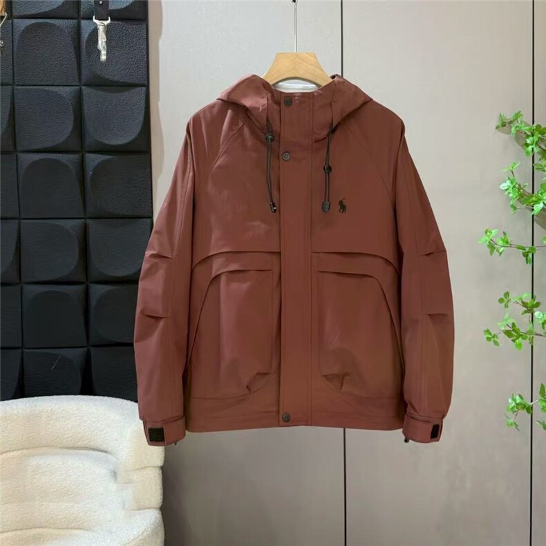 连帽长袖美式常规防风简约工艺夹克秋季休闲外套百搭夹克N823-P90图片