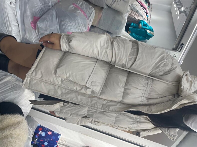 羽绒服，女装羽绒服，影子