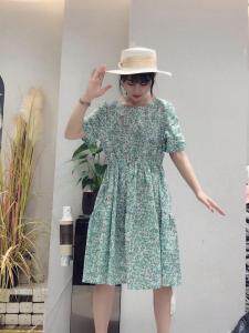 韩版碎花连衣裙，女装连衣裙，巴厘时尚