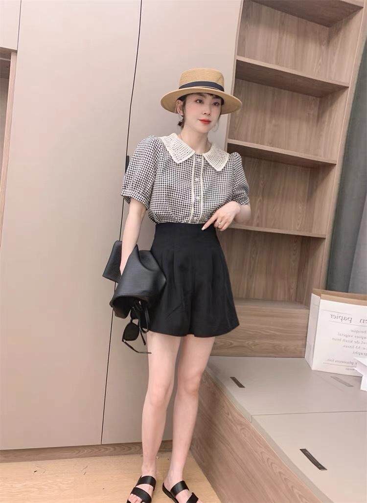 韩版蕾丝格子开衫，其它，依多坊