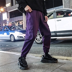 ins宽松工装裤男潮牌直筒bf风阔腿裤原宿长裤623/P60（70），男装休闲裤，星座1506-1
