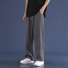 新款冰丝裤男士宽松夏季薄款速干运动休闲长裤子 2028-特批22图片
