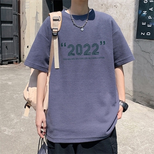 ！2023夏季男士华夫格短袖T恤潮流情侣半袖TXH211P25图片