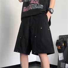 休闲短裤男士韩版潮流痞帅气百搭夏季2024新款ins五分裤K5444-P33，男装牛仔裤，星座412-2