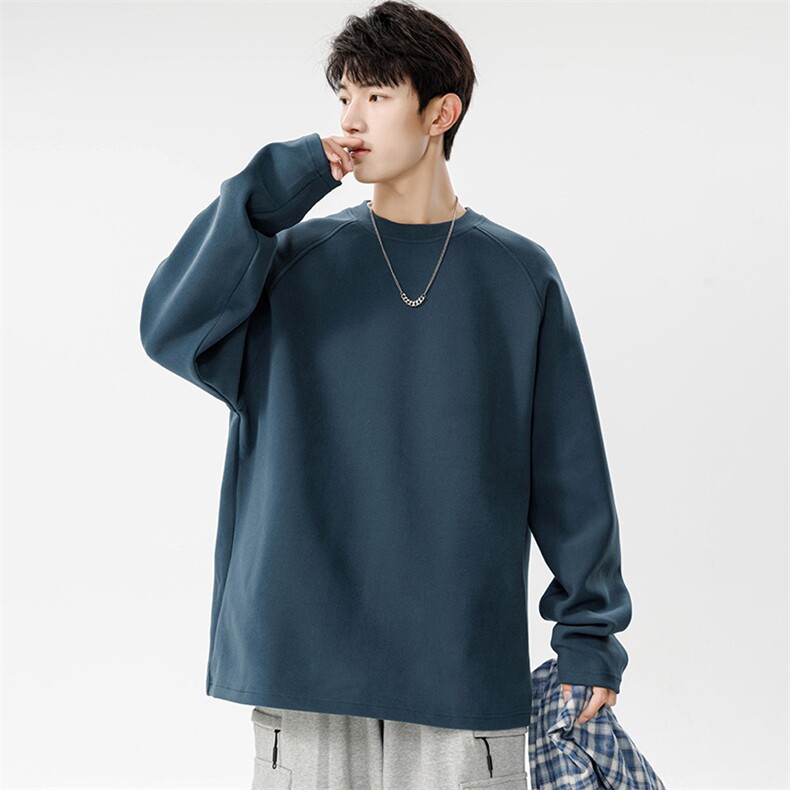 秋冬圆领德绒卫衣男有加绒WY970-P35,男装卫衣,星座210-1