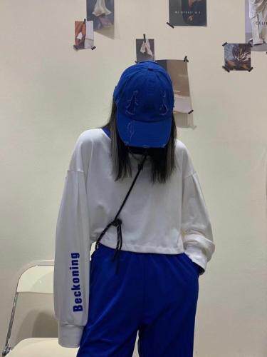 领口撞色卫衣，女装卫衣/绒衫，Queena PHoebe