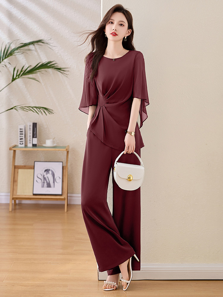 高级感醋酸2026夏季新款女神范精致漂亮显瘦胖mm遮肚子,女装套装/套裙,恋慕依尚