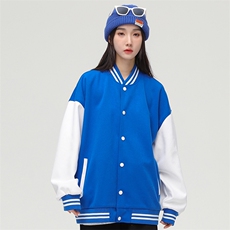 春秋季棒球服外套新款ins潮情侣学生休闲针织夹克A305-DF32-P75，男装夹克，电商B306