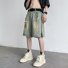 青春流行ins男直筒水洗牛仔裤P40，男装牛仔裤，星座1116-2