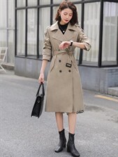 现货，风衣，女装风衣，研尚