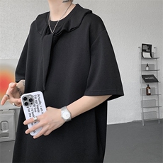 T10122-特批35控68高品质宽松设计感夏季百搭痞帅大码T恤短袖，男装T恤，电商A059