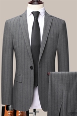 GDN5517四季款新款男士礼服西装修身商务休闲男装西服两件套装，男装西服套装，电商B360
