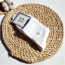 男士袜子秋冬季中筒纯棉祙子男袜长袜商务中筒冬天厚款袜四季P10，袜子，星座224-1