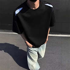 t恤潮牌夏季百搭宽松五分袖韩版网红潮流简约男上衣NA30-P40，男装T恤，星座208-5