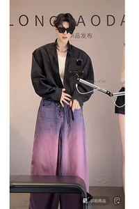 早秋短款潮流百搭休闲小众设计衬衫短外套男CS899-P72(网图参考）图片