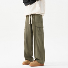 抖音品质夏季新款潮流透气工装宽松休闲裤B315-K24227-特p35控68，男装休闲裤，电商B315