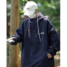 冲锋卫衣男韩版潮流连帽春季帅气2024新款ins宽松外套W5589-P42，男装夹克，星座412-2