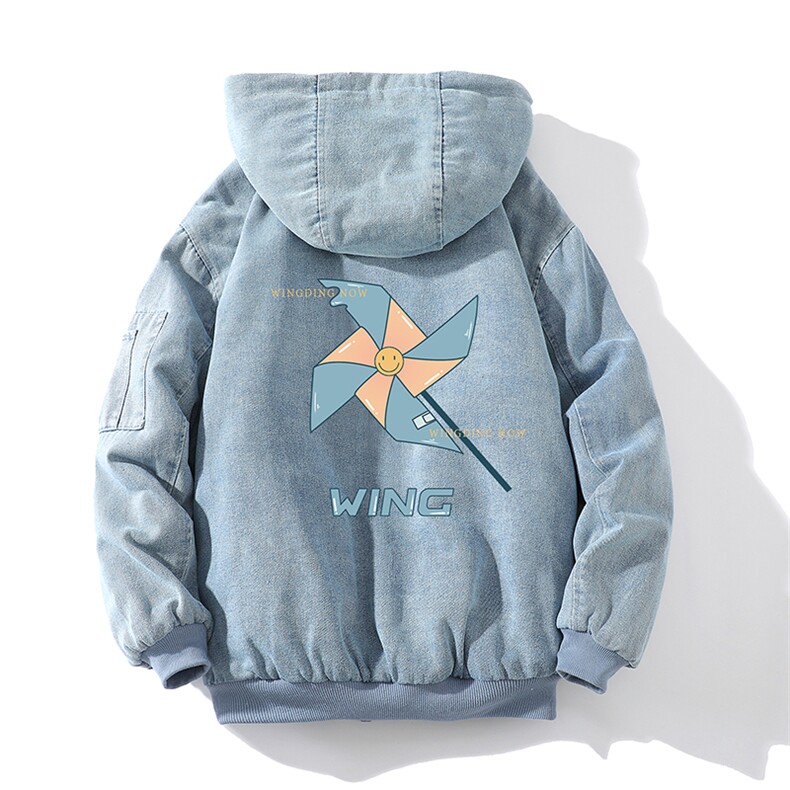 控价158牛仔外套男大码加厚加绒棉衣男羊羔毛棉服男NM53112-P140,男装棉衣,电商A040