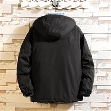 白砖墙日系原创连帽棉衣加肥加大码胖子外套QT5070-SY03-，男装棉衣，星座810(原QT5070)