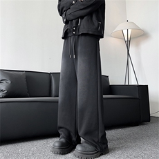 XZ-221-1/K8013/P60高品质美式复古做旧垂坠感水洗休闲卫裤，男装休闲裤，星座221-1