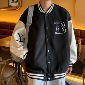 美式潮流棒球服机风外套男秋季夹克男潮牌运动男装X5589-P85限105图片
