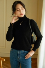 山羊绒基础百搭高领纯色羊绒衫女冬季新品，女装羊绒衫，绒美人羊绒