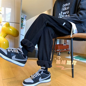 2024冬季加绒加厚休闲裤男束脚裤裤子313A-1-NK76-P65 控78图片