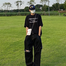 有货（版权注册）小众上衣男夏季ins纯棉t恤短袖T1913特P23控39，男装T恤，星座218-5