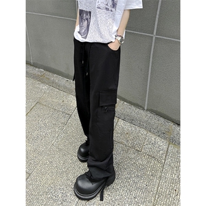 B221 美式ins街头hiphop宽松休闲多口袋工装裤子 LK23120-P65控88图片
