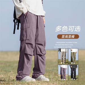 现货美式工装裤冲锋裤男户外机能风登山运动裤休闲裤AK0252-P50图片
