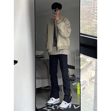 美式高街微喇叭牛仔裤B342-K7030-P65控88，男装牛仔裤，电商B342