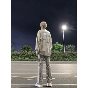 美式复古hiphop嘻哈冲锋裤潮牌图片