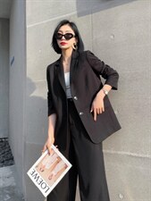 【现货】春装新款纯色休闲时尚西装，女装西装，名怡