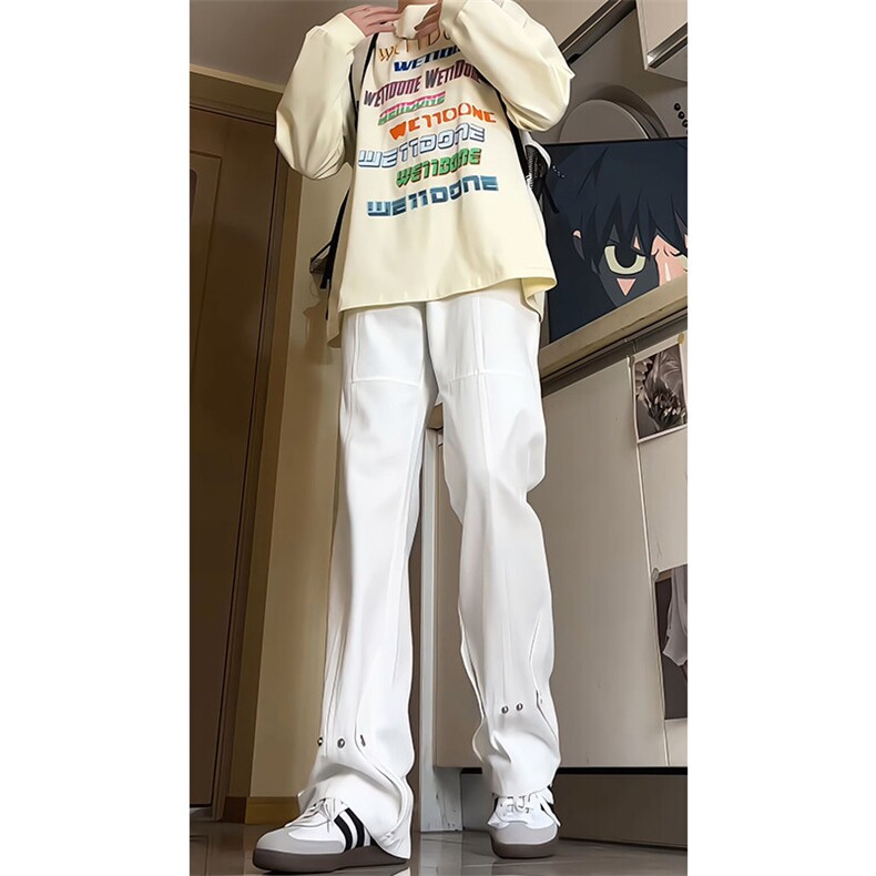 春季加长版裤子男高个子微喇牛仔裤185cm110直筒修身长裤KZ015P60,男装牛仔裤,电商B312
