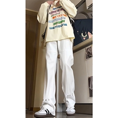 春季加长版裤子男高个子微喇牛仔裤185cm110直筒修身长裤KZ015P60，男装牛仔裤，电商B312
