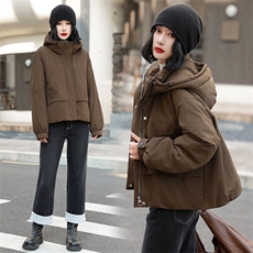 YGYL2024冬季韩版时尚百搭白鸭绒羽绒服，女装羽绒服，阳光伊恋