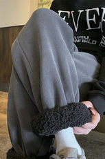 灯芯绒羊羔毛加绒加厚束脚休闲裤现货足XZ604-KG54-P65控78，男装休闲裤，星座604