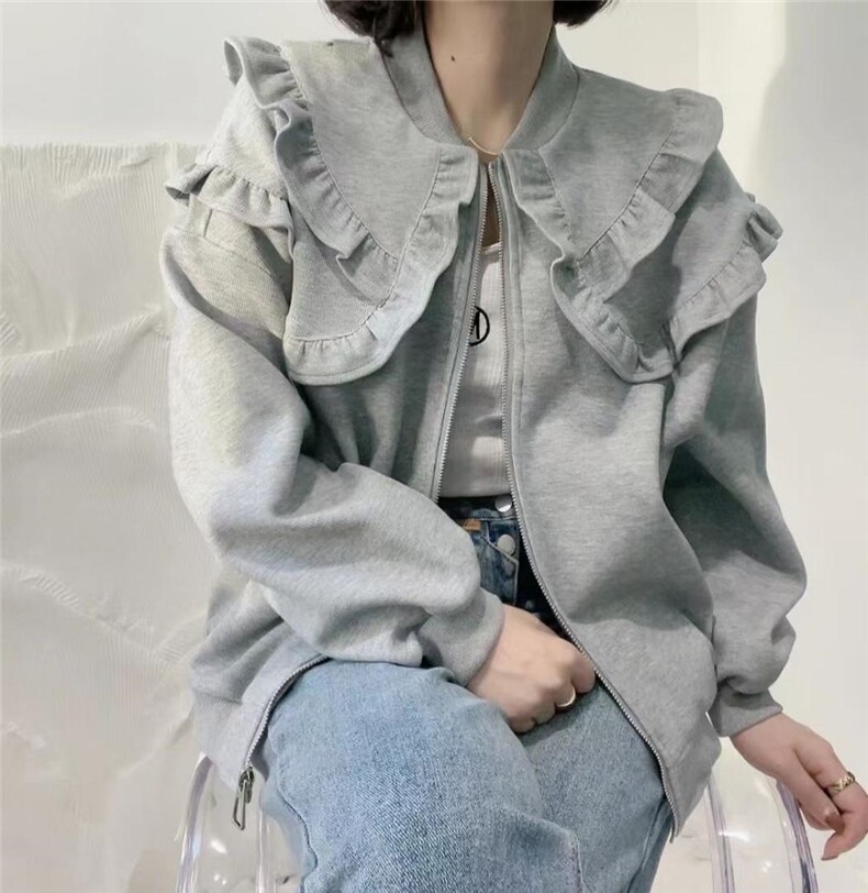 木耳边外套，其它，一颗柠檬