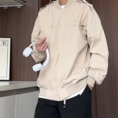 JK8115/P75秋装棒球服防水外套男美式潮牌男装宽松飞行员夹克，男装夹克，电商A141