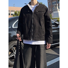A178-JK011特P80纯棉2025春季新款美式哈灵顿夹克外套，男装夹克，电商A178