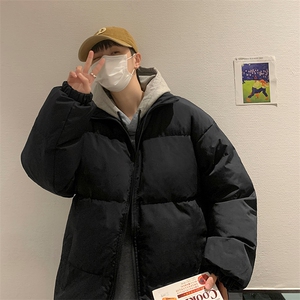 YR69099-P170 立领短款羽绒服男大码加厚款羽绒衣男图片