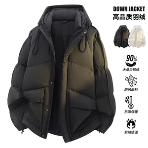 连帽高品质保暖cityboy羽绒服情侣冬90白鸭绒2025 SYR2602-P270图片
