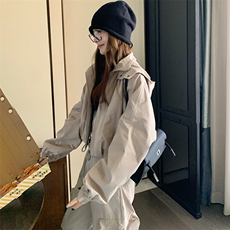 cleanfit可爱女孩爱户外/防晒冲锋衣短裤吊带，女装短外套，纯色衣恋
