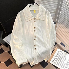 中性风春季小众衬衫上衣小众高级感新中式衬衫打底3616P45，男装衬衫，星座410-2