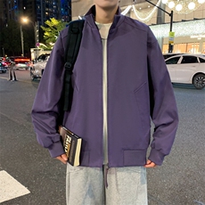 双拉链飞行夹克男美式立领外套春季新款户外冲锋衣潮JK02625-P73，男装夹克，星座308B-2