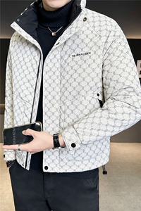 标50 2025新款皮羽绒服男士冬季加厚外套 B240-YR9808-P215图片